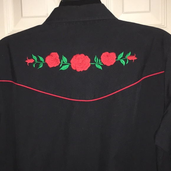 COPY - ELY DIAMOND VINTAGE WESTERN SHIRT SIZE M - Picture 5 of 8